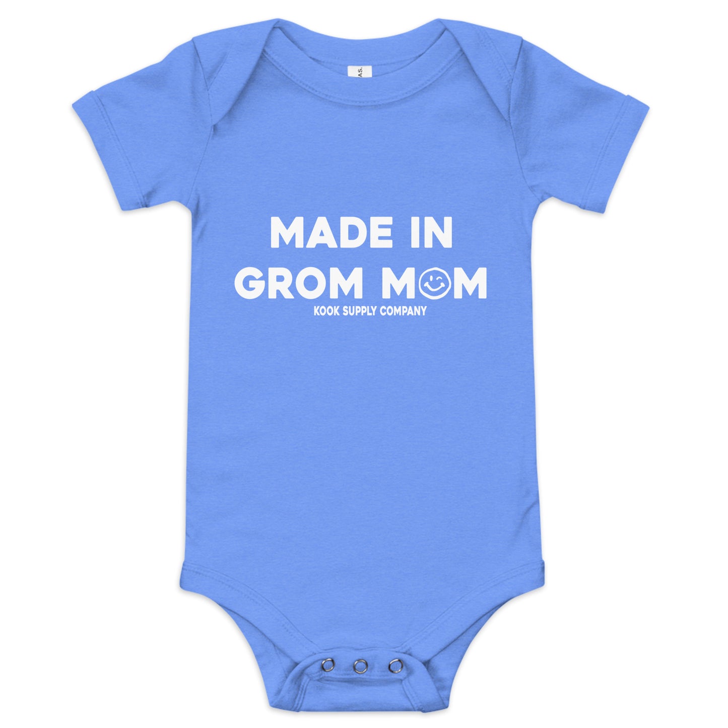 Made In Grom Mom Baby Onesie