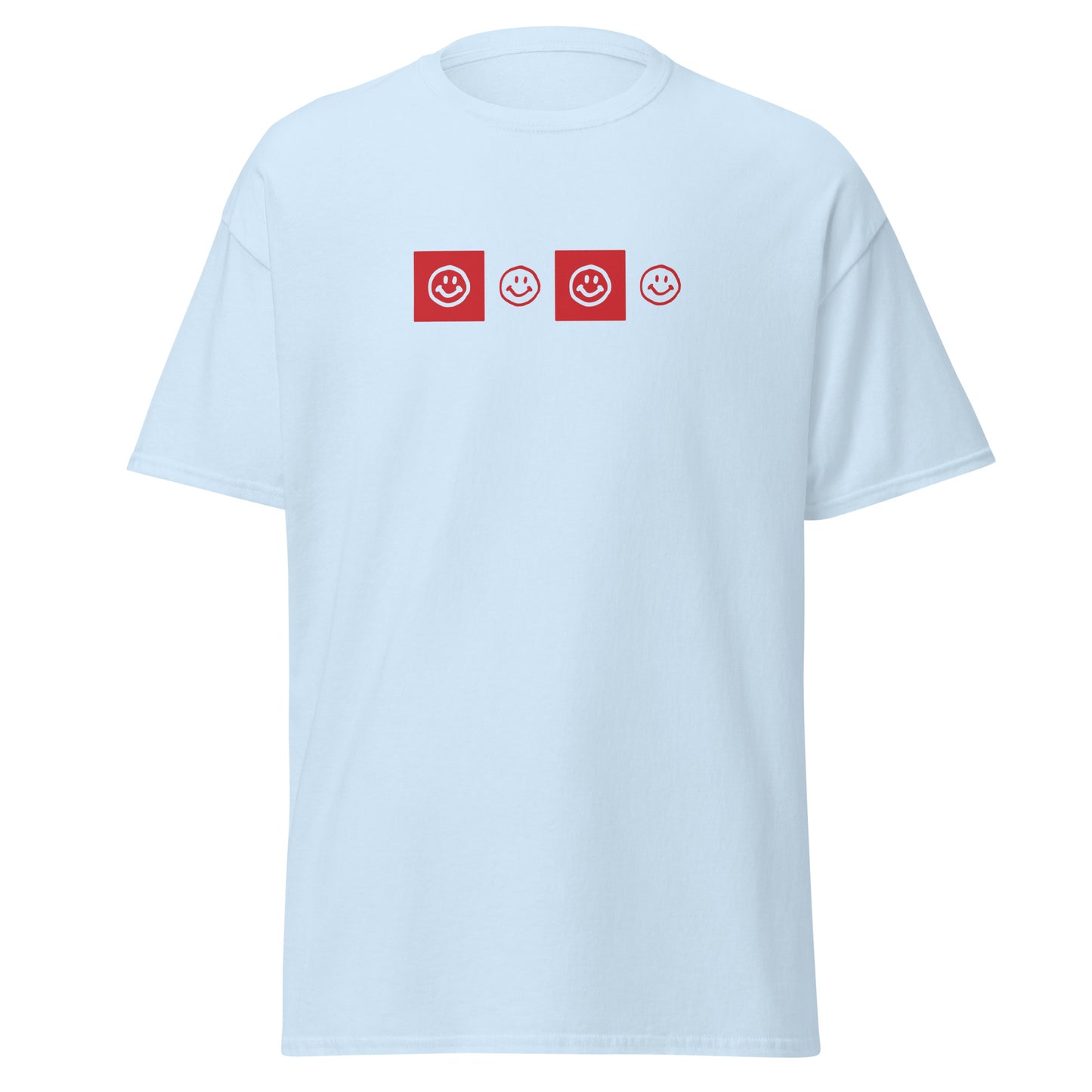Smiley Checker Red Tee