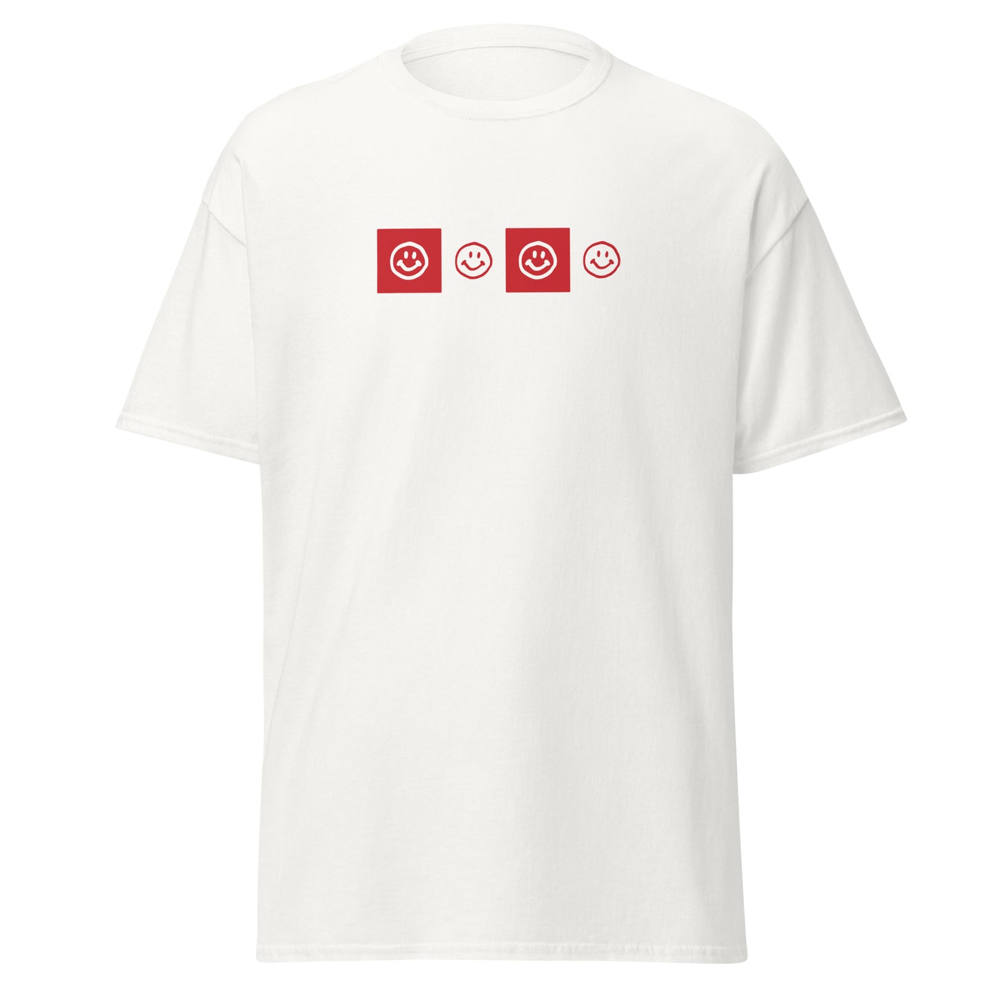 Smiley Checker Red Tee