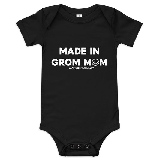 Made In Grom Mom Baby Onesie